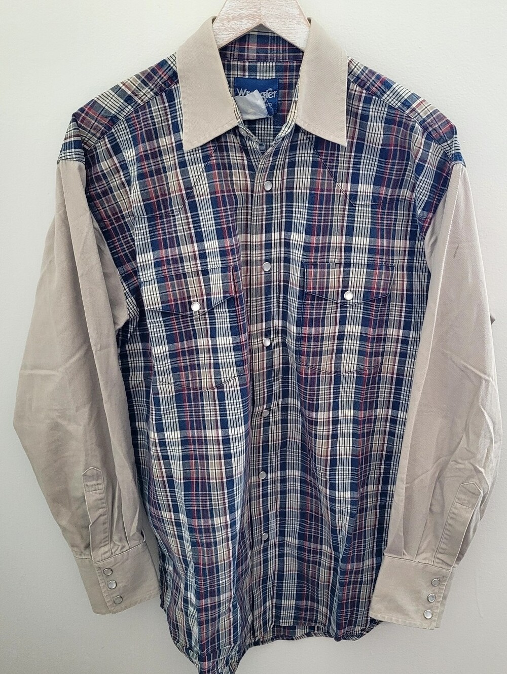 Wrangler Plaid Snapdown